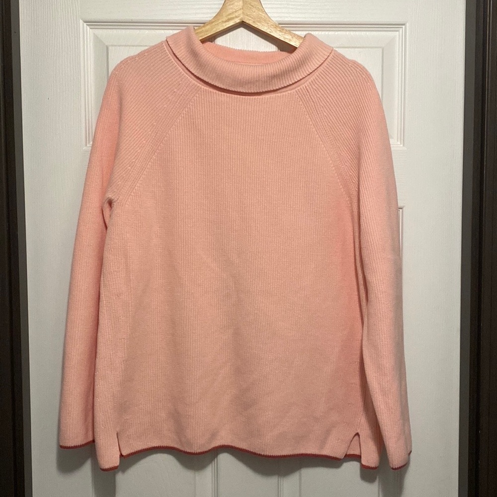 Talbots Cowl Neck Tunic Style Sweater